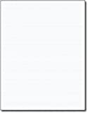 Heavyweight Linen Textured Cardstock - 50 Sheets - Blank Thick Paper for Inkjet/Laser Printers (White)