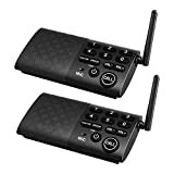Hosmart Full Duplex Wireless Intercom System, Two -Way Communication for Home and Office，Hands Free, Portable intercom, with Crystal Clear Sound, 1000 feet Range（Not Compatible with Any Version）