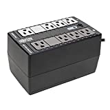 Tripp Lite 450VA Compact UPS Battery Backup for Home/Office, 8 Outlets, 255W, 120V, 50/60Hz, Desktop/Wall Mount, 2 Year Warranty & $100, 000 Insurance (BC450), Black