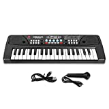 Kids Keyboard Piano 37 Keys Piano for Kids Electronic Piano with Microphone Educational Musical Toys for 3 4 5 6 Year Old Boys Girls Gifts Age 3-5
