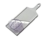 Suncraft BS-271 Cabbage Slicer, Julienne Thickness: 0.04 inch (1 mm), Fluffy Shop Finish, Wide 5.5 inches (14 cm), Wide, Safety Holder, Made in Japan, White