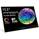 Portable Monitor - INNOCN 13.3' OLED Full HD 1080P 100% DCI-P3 1MS 100000:1 USB C Plug Play Computer Monitor Mini HDMI Travel Monitor Photo Video Editing Second Monitor for Laptop MacBook PC Console