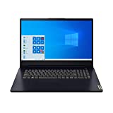 Lenovo IdeaPad 3 Laptop, 17.3' HD+ Display, AMD Ryzen 5 5500U, 8GB RAM, 512GB Storage, AMD Radeon 7 Graphics, Windows 10 Home, Abyss Blue