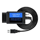 OBDResource FORScan OBD2 Adapter ELM327 for Windows, ELMconfig OBDII USB Diagnostic Coding Tool with MS-CAN/HS-CAN Switch for Ford F150 F250 Lincoln Mazda Mercury Series Vehicles