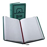 Boorum & Pease® Canvas Account Book, Record, 16 Lb., 12 1/8' x 7 5/8', 500 Pages, Blue