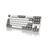 Durgod Taurus K320 TKL Mechanical Gaming Keyboard - 87 Keys - Double Shot PBT - NKRO - USB Type C (Cherry Brown, White)