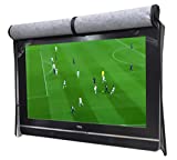 A1Cover Outdoor 55' TV Set Cover,Scratch Resistant Liner Protect LED Screen Best-Compatible with Standard Mounts and Stands (Black) …