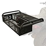Kolpin 53350 ATV Rear Drop Rack Basket Convertible 3-in-1, Black, 43' l x 31' w x 10' h