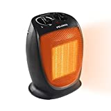 PELONIS PHTA1ABB Portable, 1500W/900W, Quiet Cooling & Heating Mode Space Heater for All Season, Tip Over & Overheat Protection,for Home, Office Personal Use, Black, 7 x 5.82 x 8.54 inches