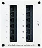 Legrand, Home Office & Theater, Network Switch, Platinum Grey, 12 Port, AC1014