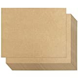 100 Sheets Kraft Greeting Card Stock Paper - Half Fold Greeting Cards for Inkjet and Laser Printers, Printable Blank Note Cardstock, 8.5 x 5.5 Inches Folded