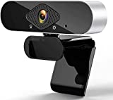 Web Camera with Microphone for Desktop - External Webcam 1080P Plug&Play Web Camera Streaming Webcam Privacy Cover for Video Call Recording Conference