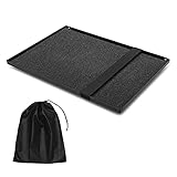 Large Tripod Tray Attachment - Platform Holder for Laptop, Notebook, Projector, and Equipment - 1/4' to 3/8' Screw - Complete with Storage Bag