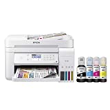 Epson EcoTank ET-3760 Wireless Color All-in-One Cartridge-Free Supertank Printer with Scanner, Copier, ADF and Ethernet. Full 1-Year Limited Warranty (Renewed Premium)