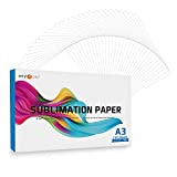 HTVRONT Sublimation Paper 11x17 inches - 150 Sheets Inkjet Sublimation Paper Compatible with Inkjet Printer 120gsm