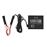 MASO Car Spark Plugs Engine Digital Tach Meter， Motorcycle Electronic Tachometer with Digital Display Timer Gauge， for Small Gasoline Engines（with Clip）
