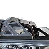 VEVOR Truck Roll Bar Chase Rack Adjustable with 6 Amber Auxiliary Side Marker Lamps, Universal Fit for Pickup Trucks