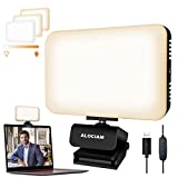 112 Pcs Beads Video Conference Lighting, Zoom Calling Light for Computer (3200K-6500K, USB Cable ), Recording, Laptop, Remote Meeting, Live Streaming with Webcam Mount, Panel 5.5 inch