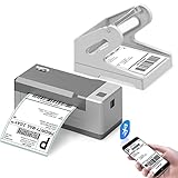 Bluetooth Shipping Label Printer 4x6, Tordorday Bluetooth Thermal Label Printer for Small Business, Compatible with Android, iPhone, Works with Amazon, UPS, USPS, FedEx