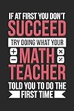 Try Doing What Your Math Teacher Told You To Do: Blank Notebook For Students And Teachers | Small 5 x 5 Math Graph Paper (6' x 9', A5 Size)