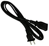 UpBright 2-Prong AC in Charging Cord Charger Cable Compatible with DSR ProSeries Schumacher DSR116 SCUDSR116 DSR 116 Inverter 2200 2250 Peak Amp Pro Series Jump Starter & 12V Power Supply AGM Battery