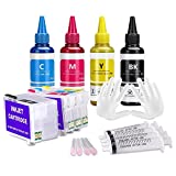 Xcinkjet Refill Ink Cartridges Work for WF-3620 WF-3640 WF-7110 WF-7210 WF-7610 WF-7620 WF-7710 WF-7720 Printer with Sublimation Ink