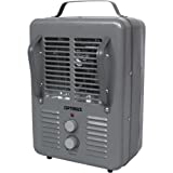Optimus Portable Utility Thermostat (Full Size) Heater, Grey