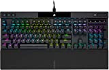 Corsair K70 RGB PRO Wired Mechanical Gaming Keyboard (Cherry MX RGB Red Switches: Linear and Fast, 8,000Hz Hyper-Polling, PBT Double-Shot PRO Keycaps, Soft-Touch Palm Rest) QWERTY, NA - Black