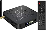 Android TV Box, X6 PRO Android 10.0 TV Box 4GB RAM 32GB ROM Allwinner H616 Quad-Core 64Bits , 2.4G/5.8GHz Dual-Band WiFi with BT 3D/4K Full HD/H.265/USB3.0 Android Box