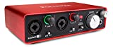 Focusrite Scarlett 2i2 (2nd Gen) USB Audio Interface with Pro Tools First, Red, 2i2 - 2 Mic Pres
