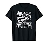 Carpenter Mechanic Hand Power Tool Saw Handyman Woodworker T-Shirt