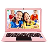 Mini Laptop Student 11.6' Windows 10 HD Display Laptop, Intel Celeron N4020 Processor, 4GB RAM,64GB eMMC Storage, 2MP Webcam, Azeyou U10 Ultra Slim and Light Portable Notebook PC for Student Pink