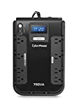 CyberPower CP750LCD Intelligent LCD UPS System, 750VA/420W, 8 Outlets, Compact