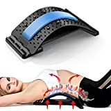 Back Stretcher, Lumbar Back Cracker Board Pain Relief Device, Multi-Level Lumbar Back Massager, Pain Relief for Herniated Disc, Sciatica, Scoliosis, Lower and Upper Lumbar Support Stretcher