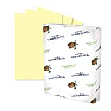 Hammermill Colored Paper, 20 lb Canary Printer Paper, 8.5 x 11-1 Ream (500 Sheets) - Made in the USA, Pastel Paper, 103341R, 1 Ream | 500 Sheets, Letter (8.5x11)
