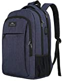 Large College Backpack,Durable Computer Backpack with USB Charging Port Fit 17 inch Notebook,Lightweight Carryon TSA Shoulder Backpack with Luggage Sleeve for Business Trip for Men and Women