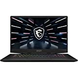 MSI Stealth GS77 17.3' UHD 4K 120Hz Ultra Thin & Light Gaming Laptop: Intel Core i9-12900H RTX 3080 Ti 32GB DDR5 1TB NVMe SSD, USB-Type C, Thunderbolt 4, CNC Aluminum, Win11 Pro: Core Black 12UHS-040