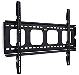 Mount-It! Low-Profile Large TV Mount | Flush TV Wall Mount | Ultra-Slim Fixed TV Mount for 42-70 in. Screen TVs | VESA Compatibility up to 800x400 | 220 lbs Capacity