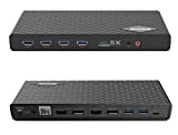 Diamond Multimedia USB 3.0,USB-C, Thunderbolt 3.Universal Laptop Docking Station, Dual 4K@60Hz,Single 5K@60Hz.Dual 4KHDMI and DisplayPort,(6 USB 3.0,Gigabit Ethernet&Audio)for Windows and Mac. DS6950.