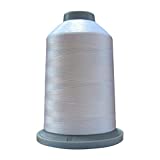 Glide Thread Trilobal Polyester No. 40-5000 Meter Spool - 10002 Super White