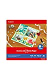 Canon Double Sided Matte Photo Paper, Perfect for Scrapbooking and Crafts, 12' X 12' - Compatible to Canon PIXMA TS9520 and TS9521 Inkjet Printer