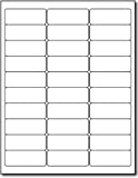 Printable Waterproof Labels - 1' x 2-5/8' Address Labels - 30 per Sheet - 10 Sheets / 300 Labels - Blank Weatherproof Shipping Labels - Water Proof Polyester Laser Label for Laser Printers