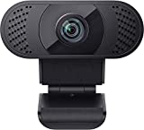 2021 Business Webcam with Microphone, wansview 1080P USB 2.0 PC Web Camera for Laptop, Computer, Desktop, Plug and Play, for Live Streaming, Video Chat, Conference, Recording, Online Classes, Game