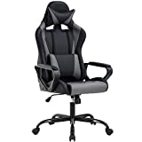 PC Gaming Chair Ergonomic Office Chair Cheap Desk Chair Executive Task Computer Chair Back Support Modern Executive Adjustable Arms Rolling Swivel Chair for Women, Men