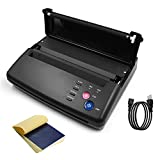 TATELF Tattoo Stencil Machine Thermal Copier Tattoo Stencil Printer with 20pcs Transfer Paper for tattooing Artists (Black)