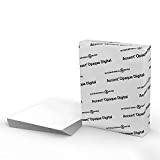 Accent Opaque White 8.5” x 11” Cardstock Paper, 100lb, 271gsm – 200 Sheets (1 Ream) – Premium Smooth Heavy Cardstock, Printer Paper for Invitations, Cards, Menus, Business Cards – 1188091R