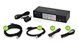 IOGEAR 2-Port DisplayPort KVMP Switch - 4K 60Hz - 2-Port USB 3.1 Hub 5Gbps - Keyboard Mouse Input - 7.1 HD Audio - Front Panel Selector - TAA Compliant - Mac/Win - GCS1932
