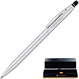 Engraved Cross Pen | Personalized Cross Click Ballpoint Pen - Polished Chrome. AT0622-101. Custom Name Engraving By Dayspring Pens. Comes in Cross Gift Case.