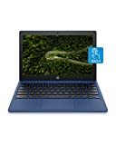 HP Chromebook 11-inch Laptop - MediaTek - MT8183 - 4 GB RAM - 32 GB eMMC Storage - 11.6-inch HD IPS Touchscreen - with Chrome OS™ - (11a-na0060nr, 2020 model, Indigo Blue)