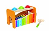 (Yellow) - Hape E0305 Early Melodies Pound and Tap Bench